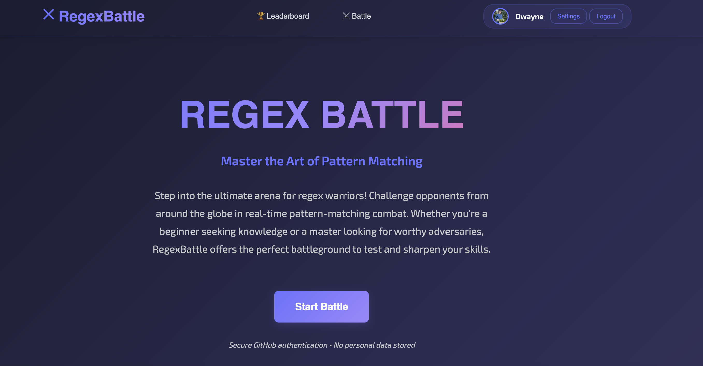 Announcing Regex Battle